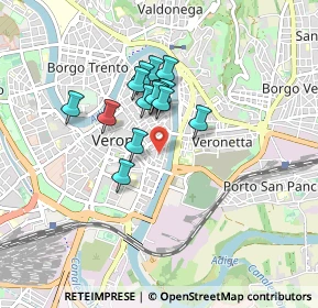 Mappa Via S. Angela Merici, 37121 Verona VR, Italia (0.62714)