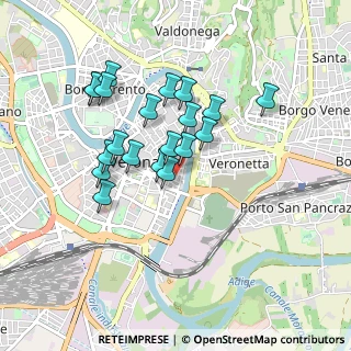 Mappa Via S. Angela Merici, 37121 Verona VR, Italia (0.775)