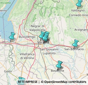 Mappa Via S. Angela Merici, 37121 Verona VR, Italia (25.88353)