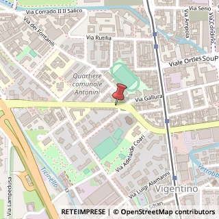 Mappa Via Giacomo Antonini,  66, 20141 Milano, Milano (Lombardia)