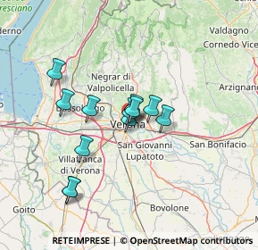 Mappa Vicolo Terre, 37121 Verona VR, Italia (10.62833)