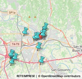 Mappa Via Ponte Rofiolo, 37121 Verona VR, Italia (3.39692)
