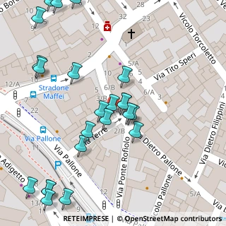 Mappa Via San Pietro Incarnario, 37121 Verona VR, Italia (0.05652)