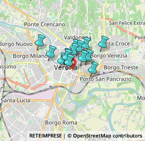 Mappa Vicolo Terre, 37121 Verona VR, Italia (0.925)