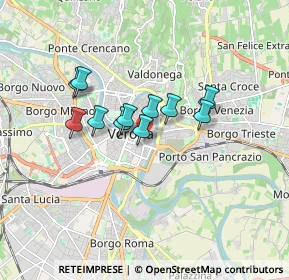 Mappa Via Ponte Rofiolo, 37121 Verona VR, Italia (1.22818)