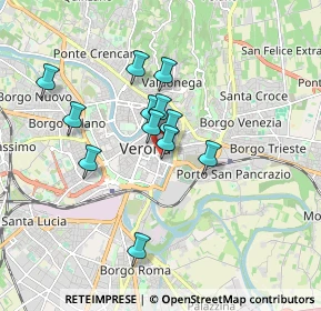 Mappa Vicolo Terre, 37121 Verona VR, Italia (1.39917)