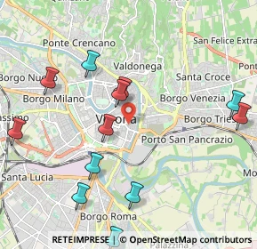 Mappa Via San Pietro Incarnario, 37121 Verona VR, Italia (2.36917)