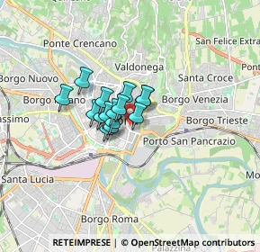 Mappa Vicolo Terre, 37121 Verona VR, Italia (0.858)