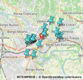 Mappa Via Ponte Rofiolo, 37121 Verona VR, Italia (1.26368)