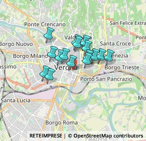 Mappa Via Ponte Rofiolo, 37121 Verona VR, Italia (1.13188)