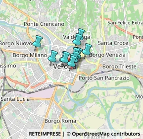 Mappa Via S. Pietro Incarnario, 37121 Verona VR, Italia (0.76417)