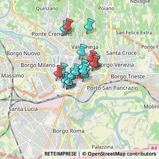 Mappa Via San Pietro Incarnario, 37121 Verona VR, Italia (0.9755)