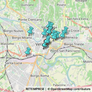 Mappa Via Ponte Rofiolo, 37121 Verona VR, Italia (1.03938)