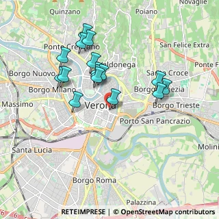 Mappa Via Ponte Rofiolo, 37121 Verona VR, Italia (1.72063)