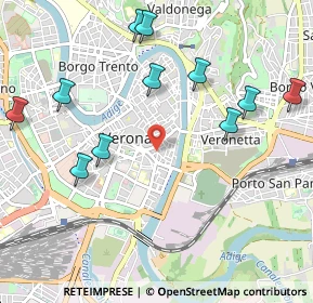 Mappa Via Ponte Rofiolo, 37121 Verona VR, Italia (1.17364)