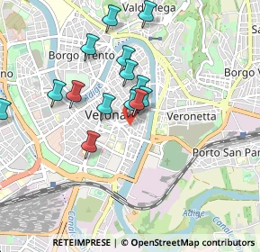 Mappa Via S. Pietro Incarnario, 37121 Verona VR, Italia (0.82429)