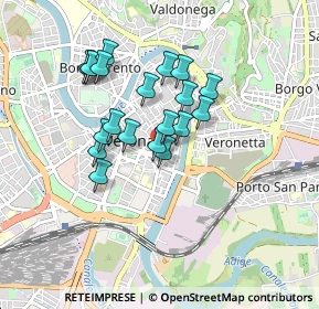 Mappa Via San Pietro Incarnario, 37121 Verona VR, Italia (0.7175)