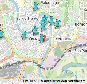 Mappa Vicolo Terre, 37121 Verona VR, Italia (0.82182)