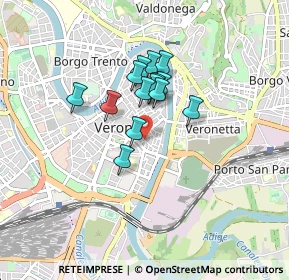 Mappa Vicolo Terre, 37121 Verona VR, Italia (0.59071)
