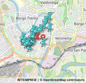 Mappa Via San Pietro Incarnario, 37121 Verona VR, Italia (0.647)