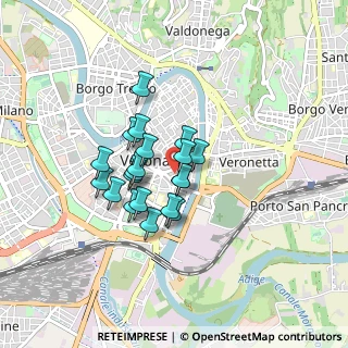 Mappa Vicolo Terre, 37121 Verona VR, Italia (0.607)