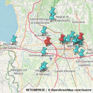 Mappa Via Lombardia, 37060 Sona VR, Italia (8.936)