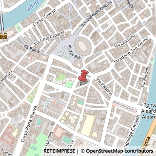 Mappa Via Caserma Ospital Vecchio, 9, 37122 Verona, Verona (Veneto)