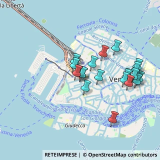 Mappa Fondamenta Tre Ponti, 30135 Venezia VE, Italia (0.8865)