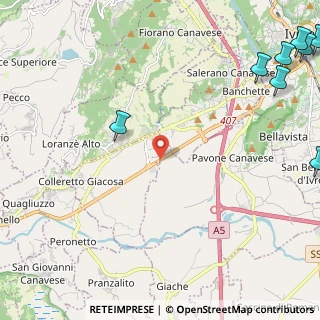 Mappa SS565 Rivarolo - Ivrea, 10010 Colleretto Giacosa TO, Italia (4.02)