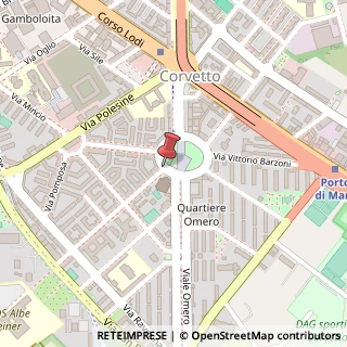 Mappa Via dei Cinquecento,  4, 20139 Milano, Milano (Lombardia)