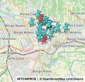 Mappa Vicolo Volto S. Luca, 37122 Verona VR, Italia (1.0635)