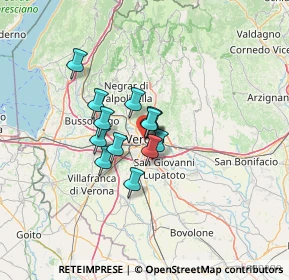 Mappa Vicolo Volto S. Luca, 37122 Verona VR, Italia (8.05923)