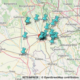 Mappa Eni Station, 28100 Novara NO, Italia (9.734)