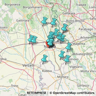 Mappa Eni Station, 28100 Novara NO, Italia (9.0715)