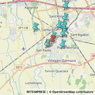 Mappa Eni Station, 28100 Novara NO, Italia (1.64273)