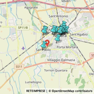 Mappa Eni Station, 28100 Novara NO, Italia (1.41563)