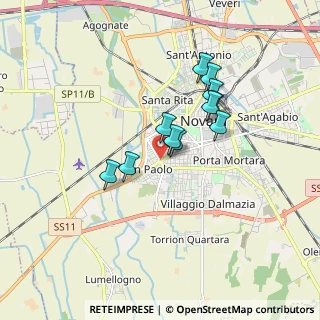 Mappa Eni Station, 28100 Novara NO, Italia (1.34273)