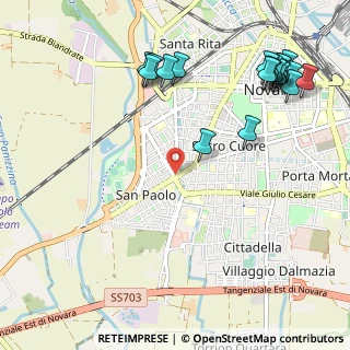 Mappa Eni Station, 28100 Novara NO, Italia (1.373)