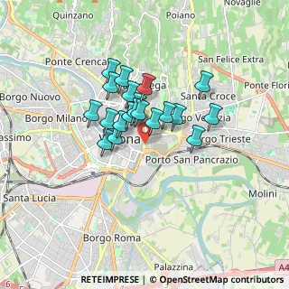 Mappa Lungadige Porta Vittoria, 37129 Verona VR, Italia (1.195)