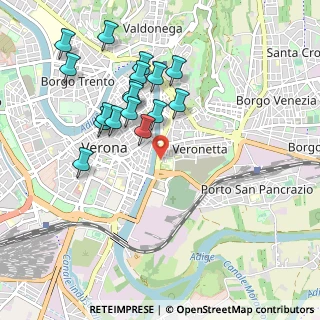 Mappa Lungadige Porta Vittoria, 37129 Verona VR, Italia (0.94765)
