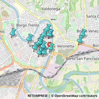 Mappa Via Filippini, 37121 Verona VR, Italia (0.68882)