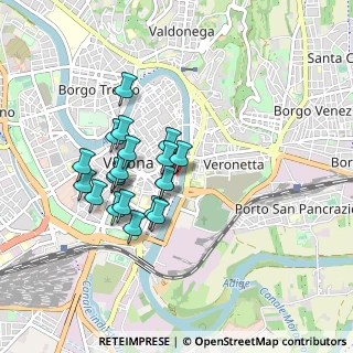 Mappa Via Filippini, 37121 Verona VR, Italia (0.745)