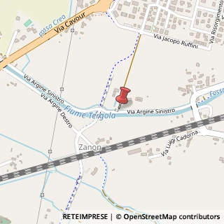 Mappa Via Argine Sinistro, 8, 35010 Vigonza, Padova (Veneto)