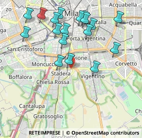 Mappa Via Lusitania, 20141 Milano MI, Italia (2.13333)