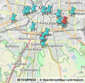 Mappa Via Lusitania, 20141 Milano MI, Italia (2.07867)