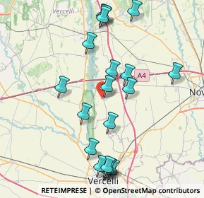 Mappa Via Fratelli dell'Olmo, 28060 San Nazzaro Sesia NO, Italia (8.6875)