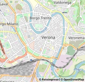 Mappa 37100 Verona VR, Italia (0.7105)