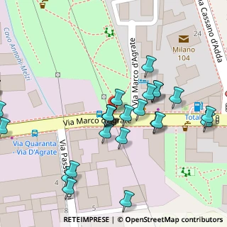 Mappa D'Agrate, 20139 Milano MI, Italia (0.05556)