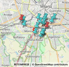 Mappa Via Renzo e Lucia, 20142 Milano MI, Italia (1.2915)