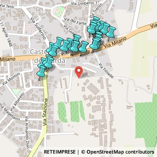 Mappa Via Casaline, 37014 Castelnuovo del Garda VR, Italia (0.23586)
